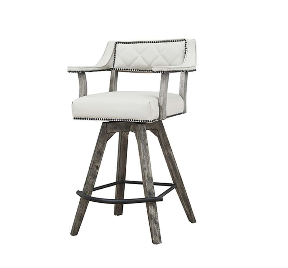 ECI Furniture - Shades of Gray Spectator Swivel Bar Stool w/ Nailhead Seat - 0921-95-SBS view 1