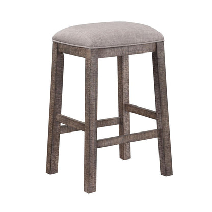 ECI Furniture - Spring Haven 30 in. Seat Height Saddle Stool, Dark Distressed - 1378-40-SS30 view 1