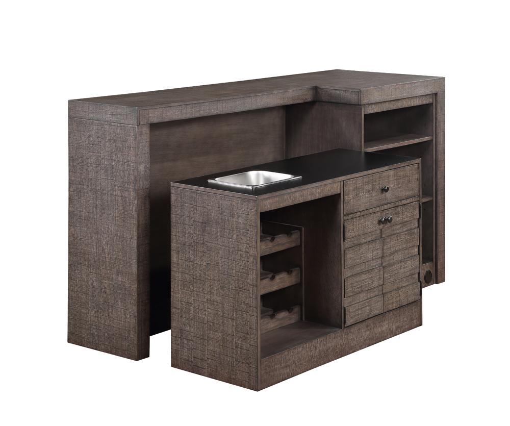 ECI Furniture - Spring Haven Bar Complete, Dark Distressed - 1378-40-B/BSA view 1