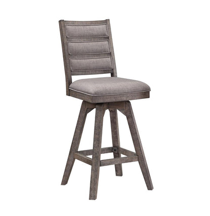 ECI Furniture - Spring Haven High Back Swivel Bar Stool, Dark Distressed - 1378-40-HBBS view 1