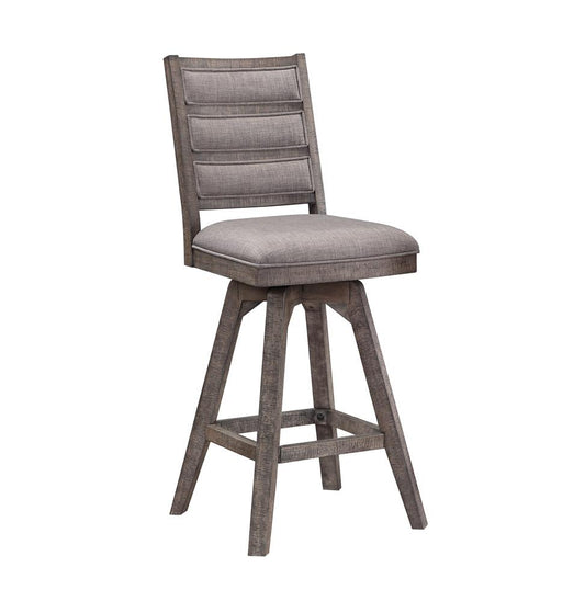 ECI Furniture - Spring Haven High Back Swivel Bar Stool, Dark Distressed - 1378-40-HBBS view 1