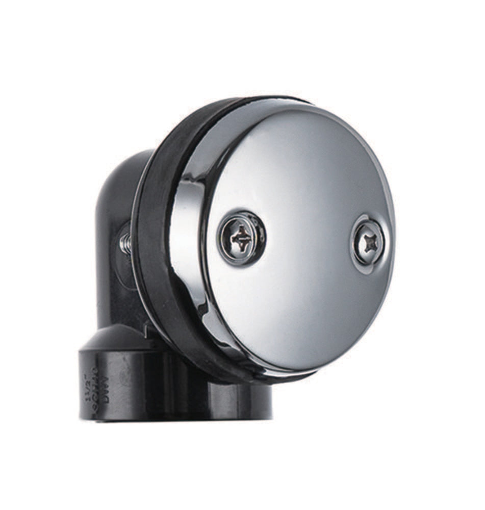 Elegant Furniture & Lighting - 2 inch tub waste and overflow tip-toe drain in Chrome - BTDOF20 veiw 2