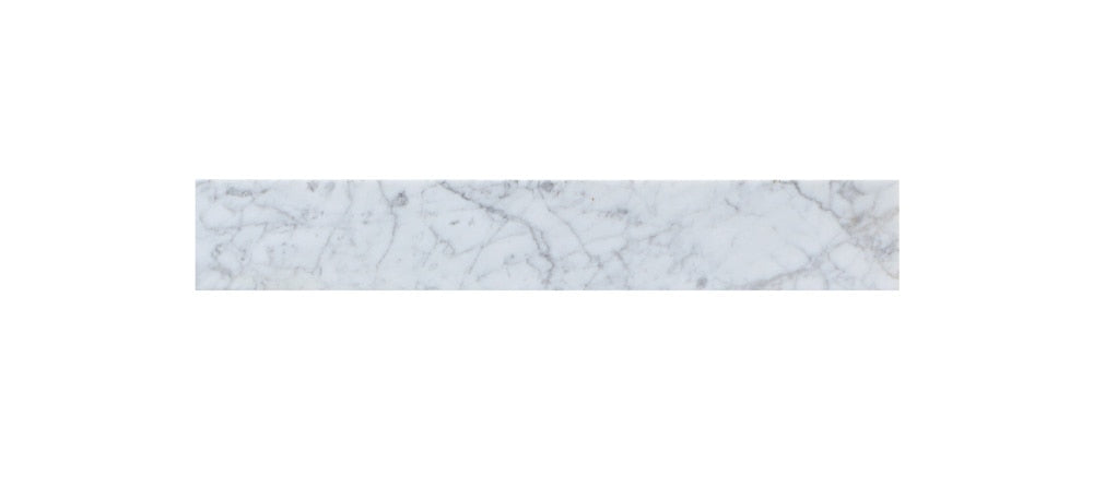 Elegant Furniture & Lighting - 24 inch backsplash in carrara white - BS1224CRA veiw 1