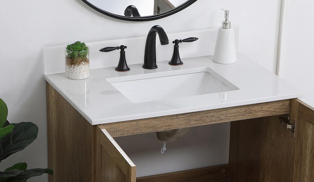 Elegant Furniture & Lighting - 30 inch Backsplash in ivory white - BS1030VW veiw 3