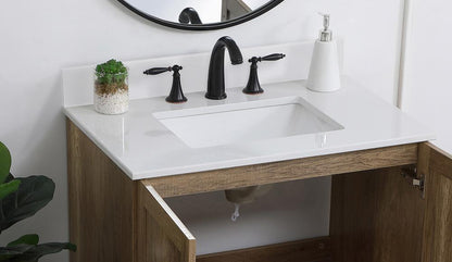 Elegant Furniture & Lighting - 30 inch Backsplash in ivory white - BS1030VW veiw 3