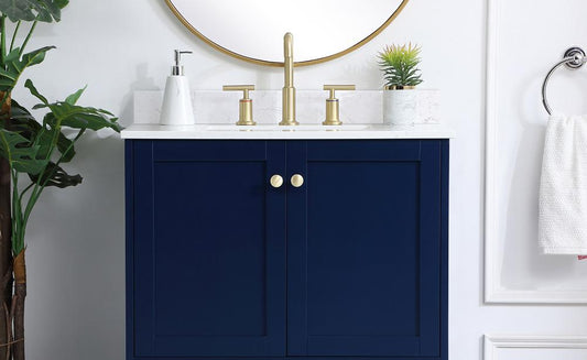 Elegant Furniture & Lighting - 32 inch Backsplash in calacatta white - BS1132CW veiw 2