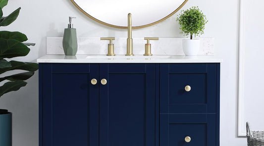 Elegant Furniture & Lighting - 36 inch Backsplash in calacatta white - BS1136CW veiw 2