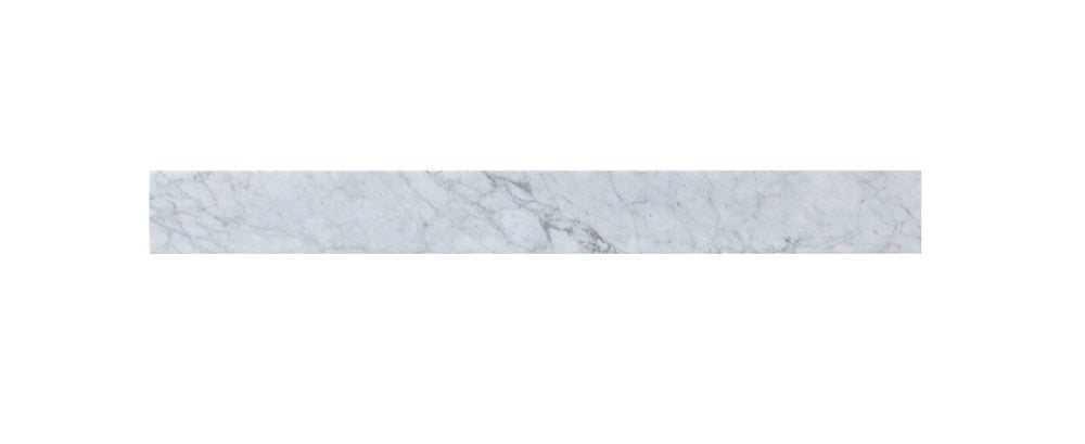 Elegant Furniture & Lighting - 36 inch backsplash in carrara white - BS1236CRA veiw 1