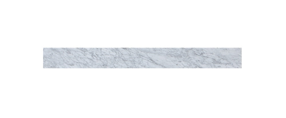 Elegant Furniture & Lighting - 40 inch backsplash in carrara white - BS1240CRA veiw 1