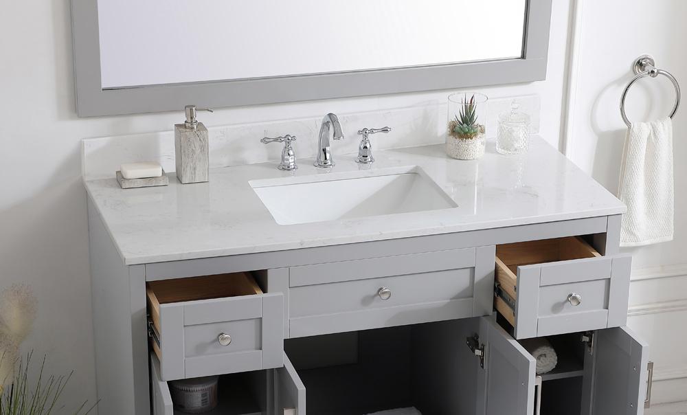 Elegant Furniture & Lighting - 48 inch Backsplash in calacatta white - BS1148CW veiw 3