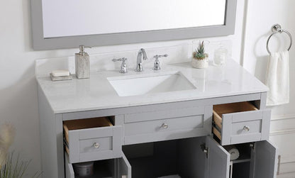 Elegant Furniture & Lighting - 48 inch Backsplash in calacatta white - BS1148CW veiw 3