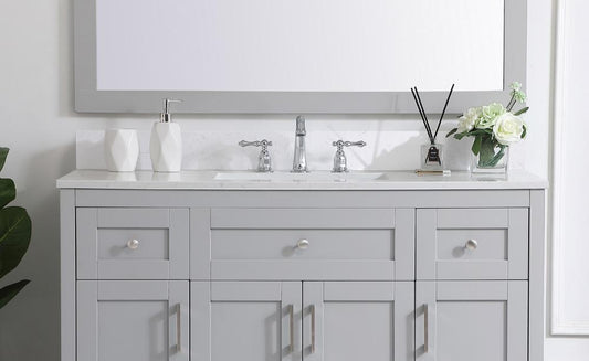 Elegant Furniture & Lighting - 48 inch Backsplash in calacatta white - BS1148CW view 2