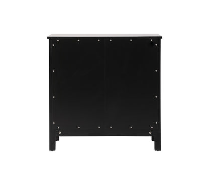 Elegant Furniture & Lighting - Adian 30 Inch Wide Bathroom Storage Freestanding Cabinet In Black - SC013030BK view 4