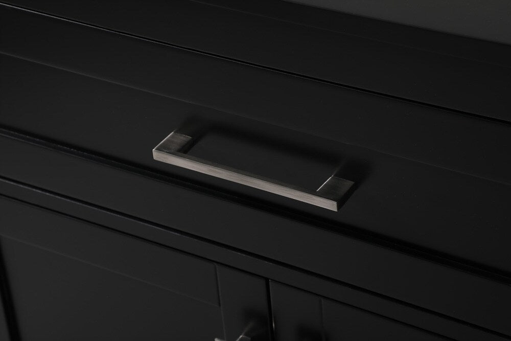Elegant Furniture & Lighting - Adian 30 Inch Wide Bathroom Storage Freestanding Cabinet In Black - SC013030BK view 6