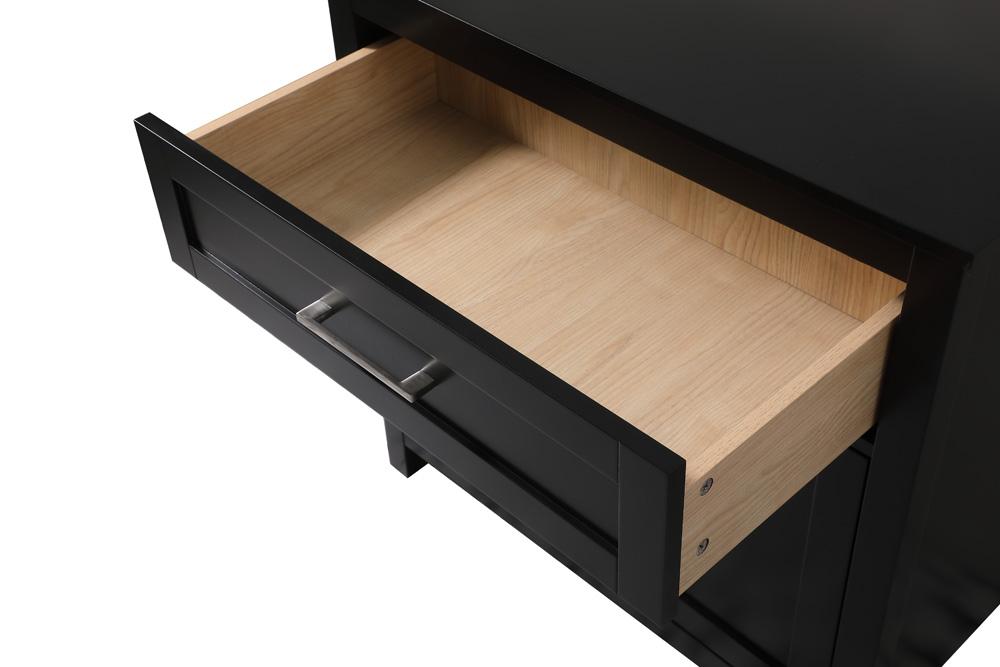 Elegant Furniture & Lighting - Adian 30 Inch Wide Bathroom Storage Freestanding Cabinet In Black - SC013030BK view 7
