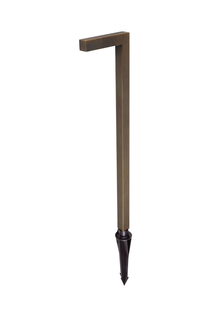 Elegant Furniture & Lighting - Aera Cast brass modern linear path light - P807 veiw 1