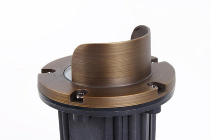 Elegant Furniture & Lighting - Aera Cast brass well light with integrated canopy - W123 veiw 5