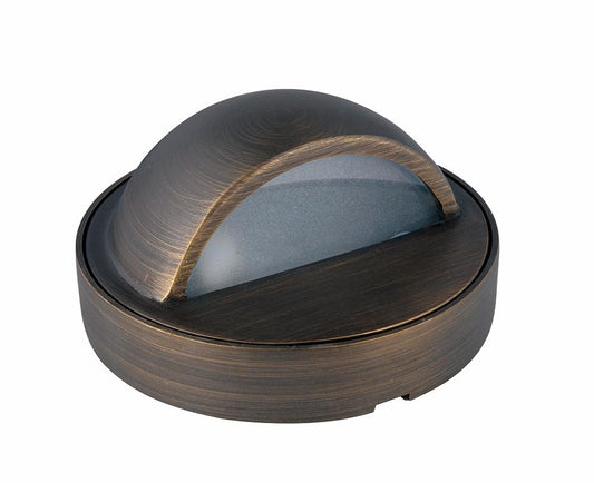 Elegant Furniture & Lighting - Aera Deck Light D3.375 H2 Antique Brass Frosted Glass G4 Halogen 20W(Light Source Not Included) - D011 veiw 1