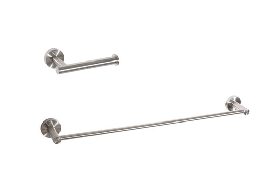 Elegant Furniture & Lighting - Alma 2-Piece Bathroom Hardware Set in Brushed Nickel - HWB-11S2BNK view 1