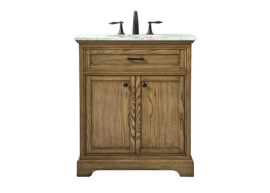 Elegant Furniture & Lighting - Americana 30 inch Single bathroom vanity in driftwood - VF15030DW view 1