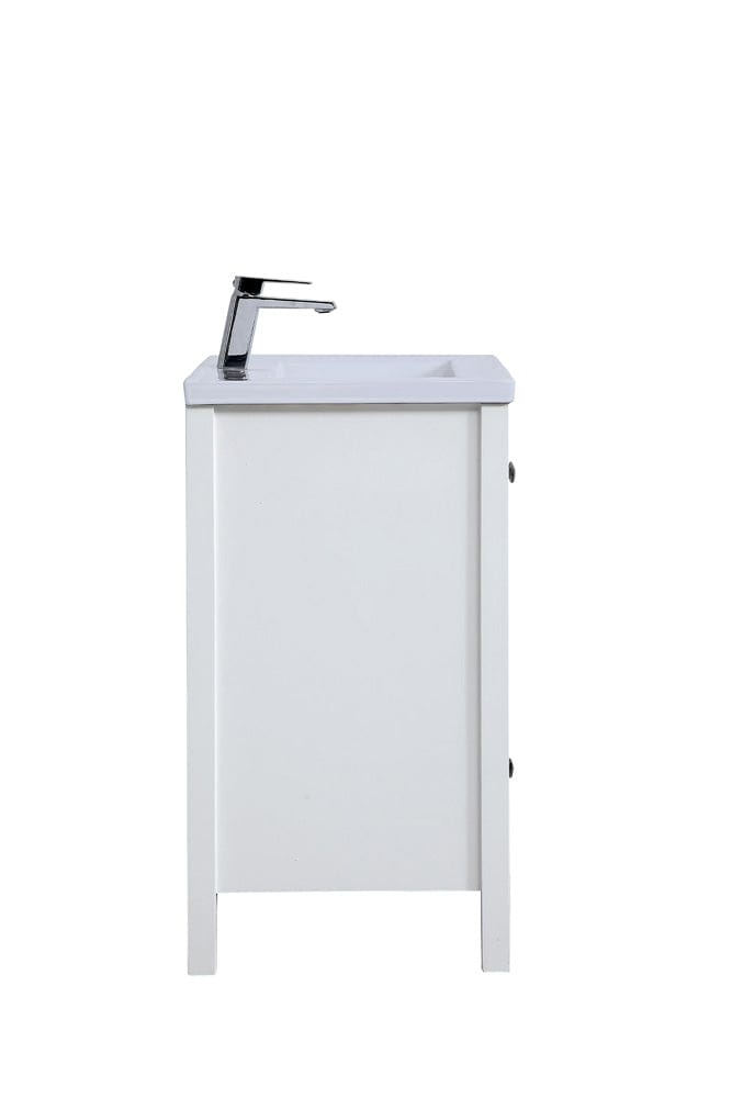 Elegant Furniture & Lighting - Aqua 24 In. Single Bathroom Vanity Set In White - VF-2001 view 5