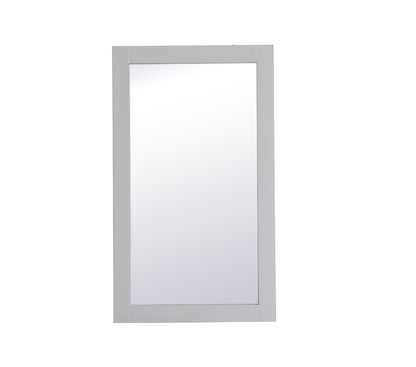 Elegant Furniture & Lighting - Aqua rectangle vanity mirror 18 inch in Grey - VM21832GR view 1