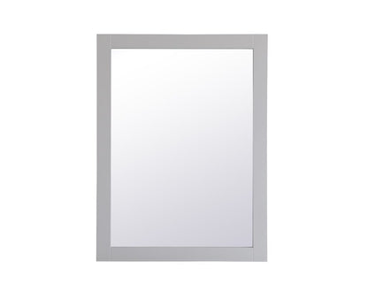 Elegant Furniture & Lighting - Aqua rectangle vanity mirror 24 inch in Grey - VM22432GR view 1