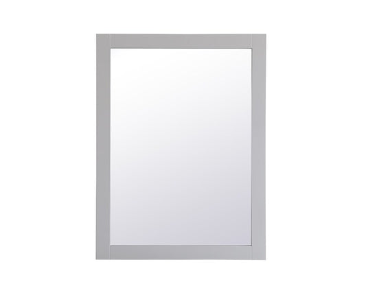 Elegant Furniture & Lighting - Aqua rectangle vanity mirror 24 inch in Grey - VM22432GR view 1