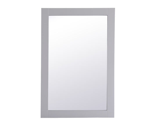 Elegant Furniture & Lighting - Aqua rectangle vanity mirror 24 inch in Grey - VM22436GR view 1