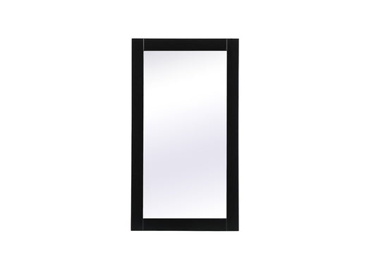 Elegant Furniture & Lighting - Aqua vanity mirror 18x32 inch in black - VM21832BK view 1