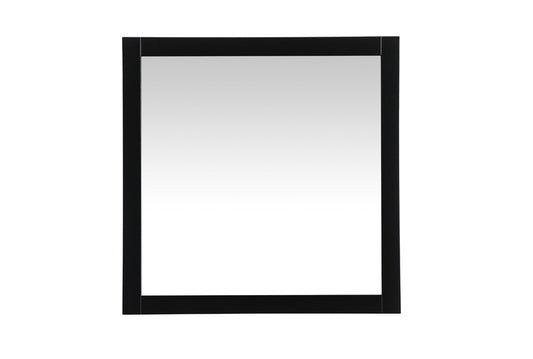 Elegant Furniture & Lighting - Aqua vanity mirror 36x36 inch in black - VM23636BK view 1