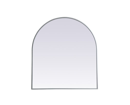 Elegant Furniture & Lighting - Ayra Metal Frame Arch Mirror 33x36 Inch in Silver - MR1A3336SIL view 1