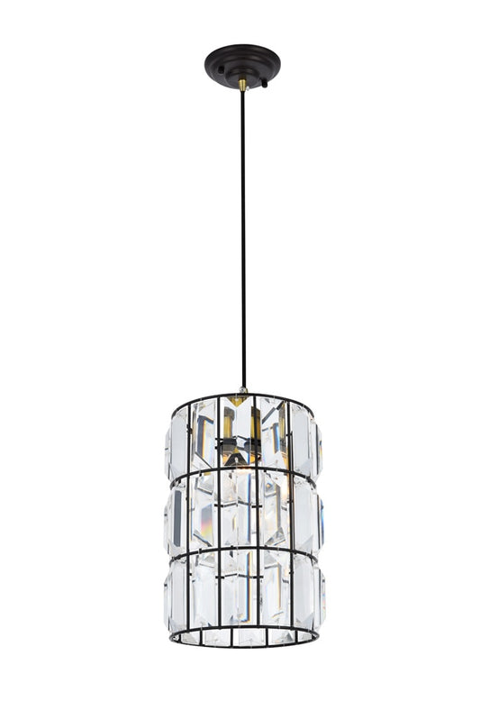 Elegant Furniture & Lighting - Blair Pendant D7.1 H11.5 Lt:1 Oil rubbed bronze Finish - LD5002D7ORB veiw 1