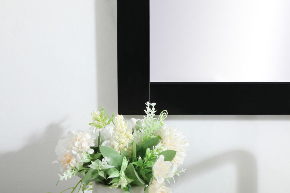Elegant Furniture & Lighting - Cole vanity mirror 22 x 32 inch in black - VM22232BK veiw 4