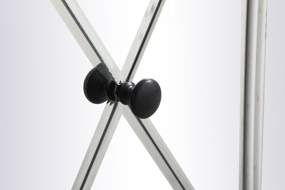 Elegant Furniture & Lighting - Contempo 60 inch mirrored credenza in antique white - MF6-1001AW veiw 10