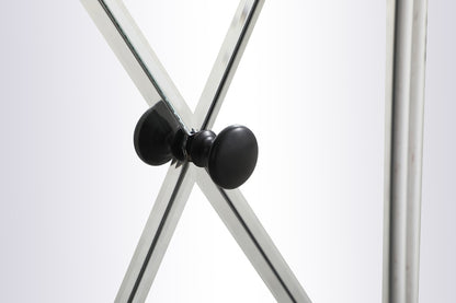 Elegant Furniture & Lighting - Contempo 60 inch mirrored credenza in antique white - MF6-1001AW veiw 10