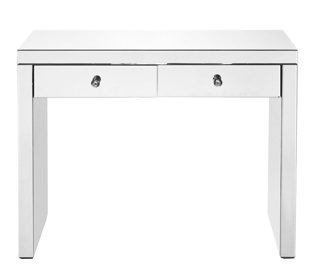 Elegant Furniture & Lighting - Contempo Console Table 39 in x 14 x30 in. in Clear - MF6-1052 veiw 1