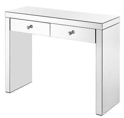 Elegant Furniture & Lighting - Contempo Console Table 39 in x 14 x30 in. in Clear - MF6-1052 veiw 3
