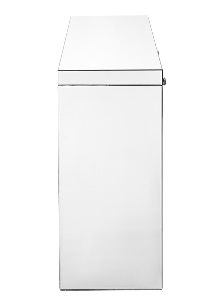 Elegant Furniture & Lighting - Contempo Console Table 39 in x 14 x30 in. in Clear - MF6-1052 veiw 8