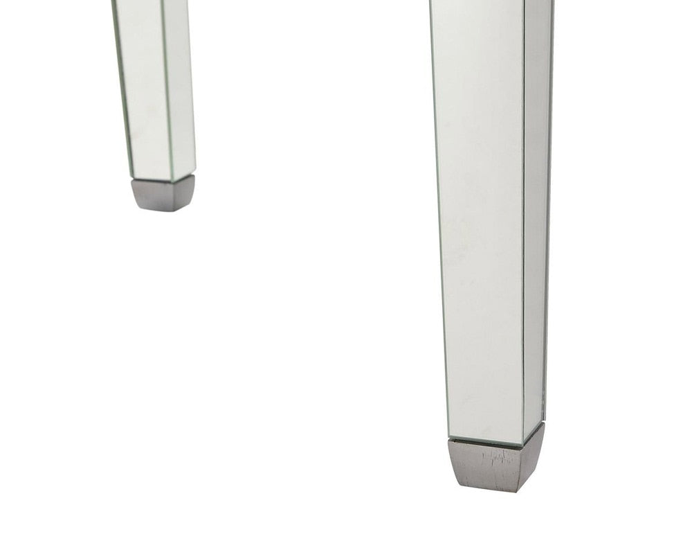 Elegant Furniture & Lighting - Contempo Rectangle Dining Table 60 in. x 32 in. x 30 in. in silver paint - MF6-1009S veiw 4