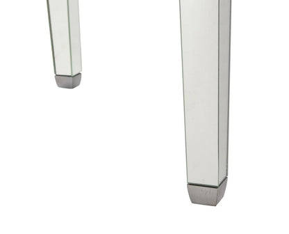Elegant Furniture & Lighting - Contempo Rectangle Dining Table 60 in. x 32 in. x 30 in. in silver paint - MF6-1009S veiw 4