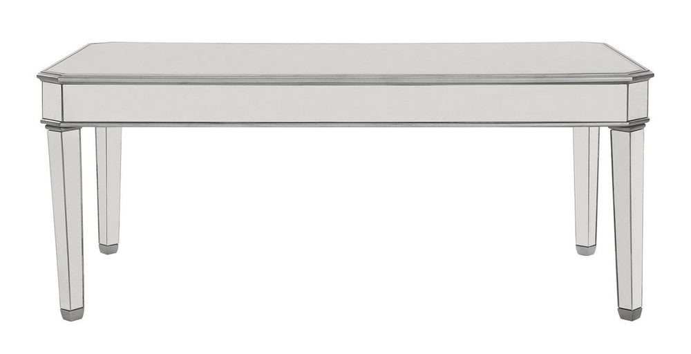Elegant Furniture & Lighting - Contempo Rectangle Dining Table 60 in. x 32 in. x 30 in. in silver paint - MF6-1009S veiw 5