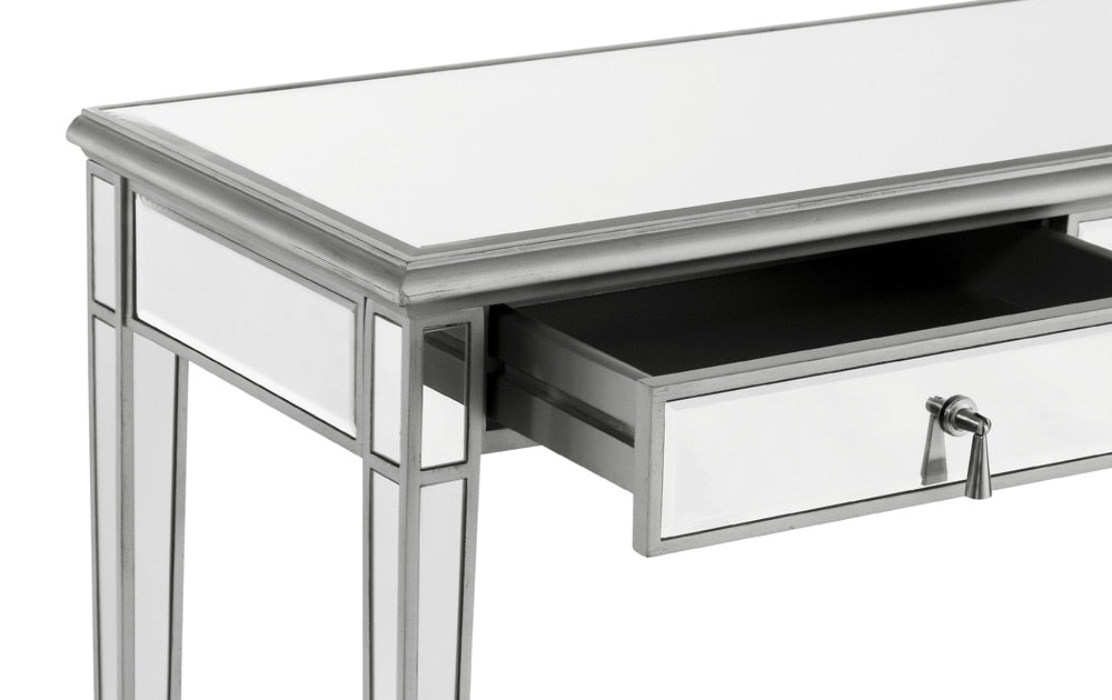 Elegant Furniture & Lighting - Contempo Vanity Table 42 in. x 18 in. x 31 in. in silver paint - MF6-1006S veiw 7