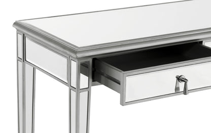 Elegant Furniture & Lighting - Contempo Vanity Table 42 in. x 18 in. x 31 in. in silver paint - MF6-1006S veiw 7