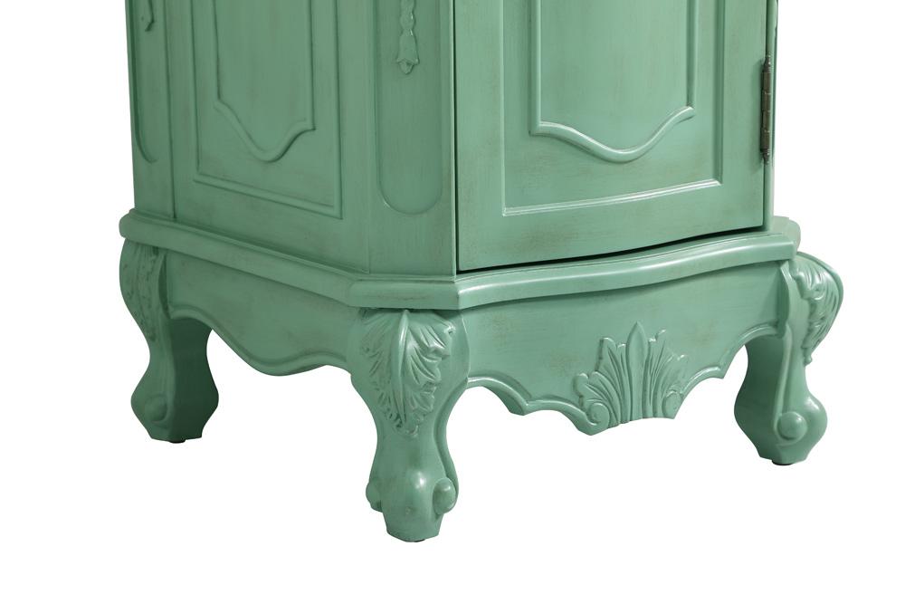 Elegant Furniture & Lighting - Danville 19 inch Single bathroom vanity in vintage mint - VF10119VM veiw 6