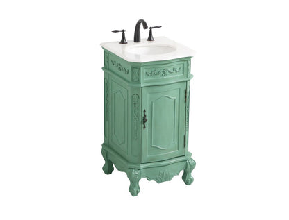 Elegant Furniture & Lighting - Danville 19 inch Single bathroom vanity in vintage mint - VF10119VM veiw 15