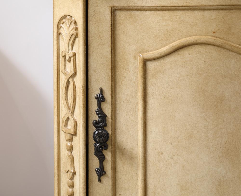 Elegant Furniture & Lighting - Danville 24 inch Single Bathroom vanity in Antique Beige with ivory white engineered marble - VF10119AB-VW veiw 6