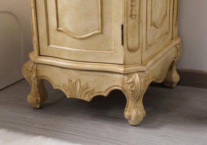 Elegant Furniture & Lighting - Danville 24 inch Single Bathroom vanity in Antique Beige with ivory white engineered marble - VF10119AB-VW veiw 7