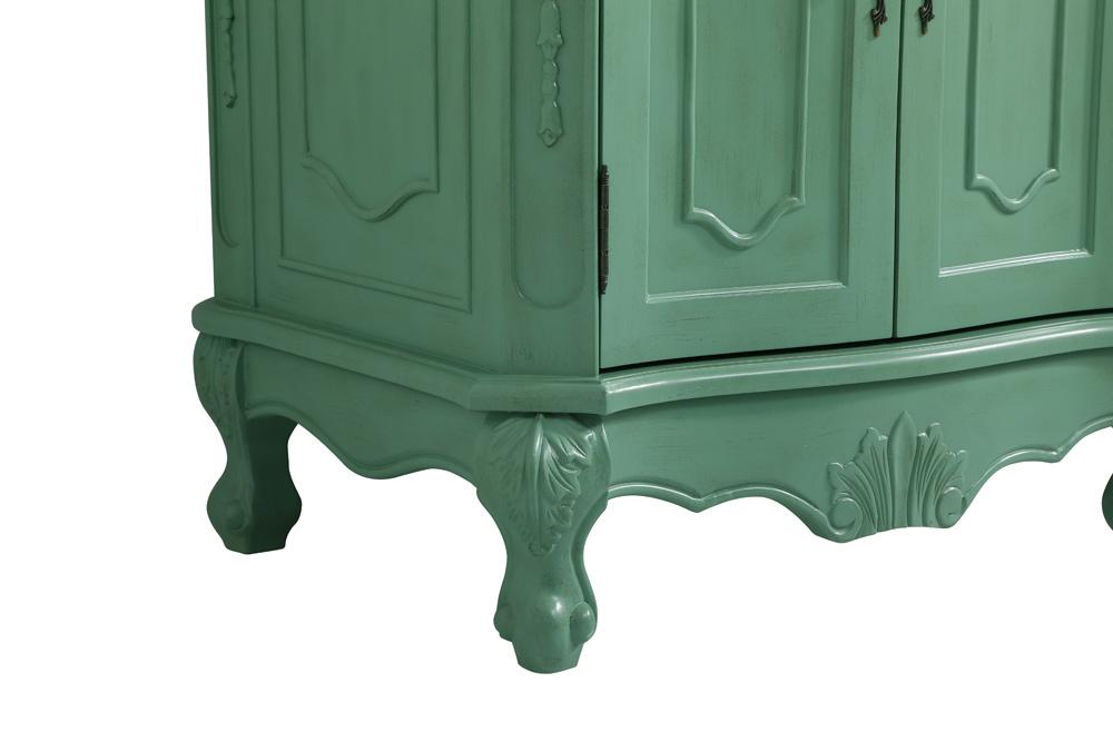 Elegant Furniture & Lighting - Danville 27 inch Single bathroom vanity in vintage mint - VF10127VM veiw 6
