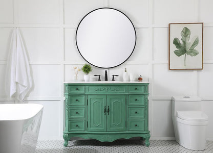 Elegant Furniture & Lighting - Danville 48 inch Single bathroom vanity in vintage mint - VF10148VM veiw 11
